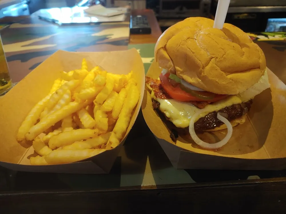 Cheeseburger and Fries