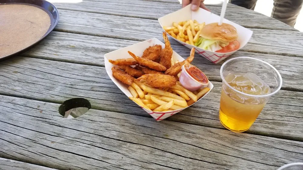 Fried Shrimps with French Frise